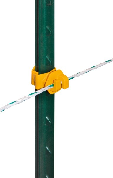 Seilisolator für T-Post – 25 Stück