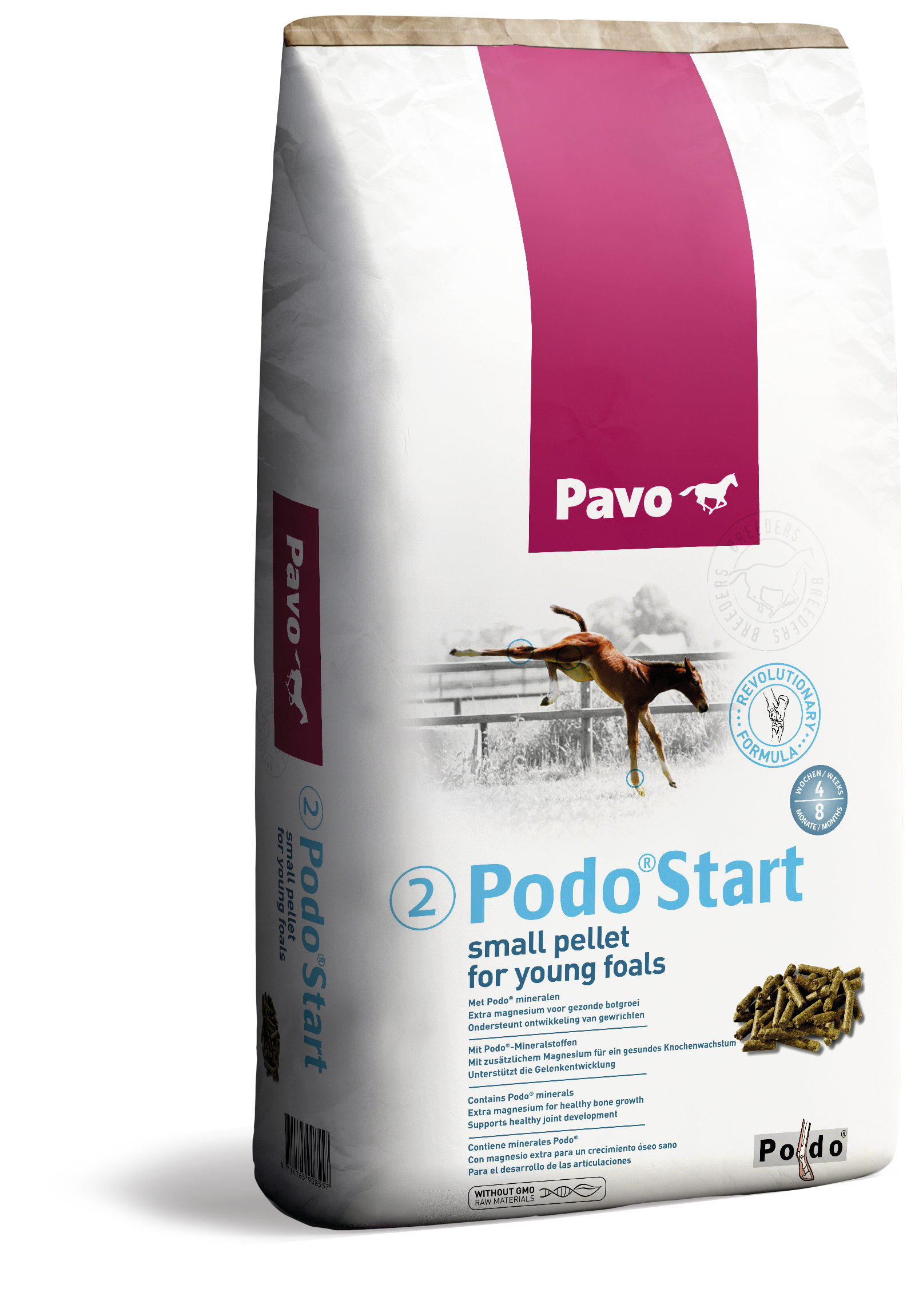 Pavo Podo®Start – Aufzuchtfutter für Fohlen ab der 3. Lebenswoche