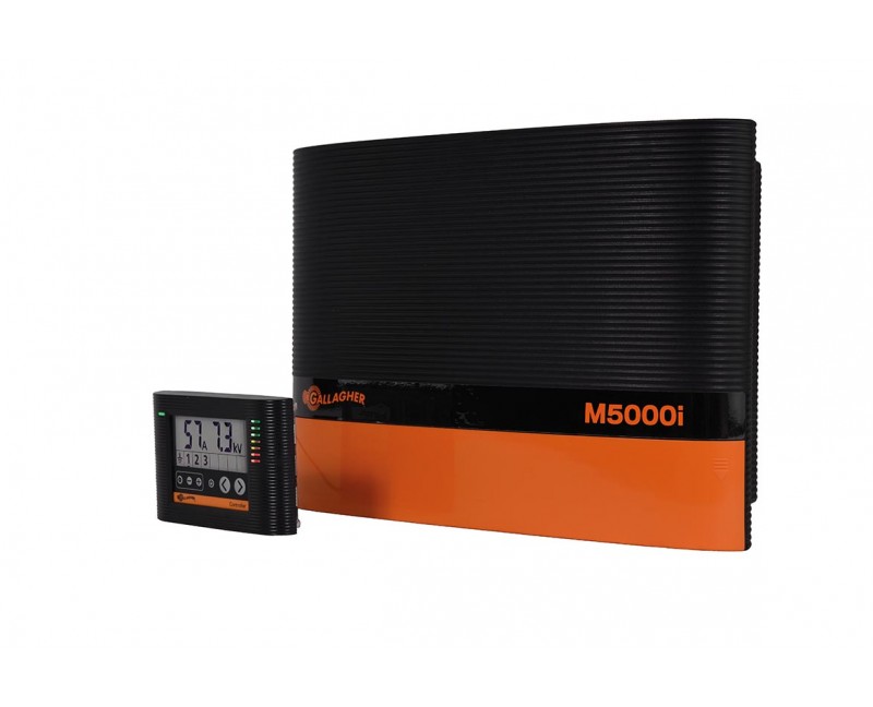 Gallagher M5000i – intelligentes Hochleistungs-Weidezaungerät für große Anlagen