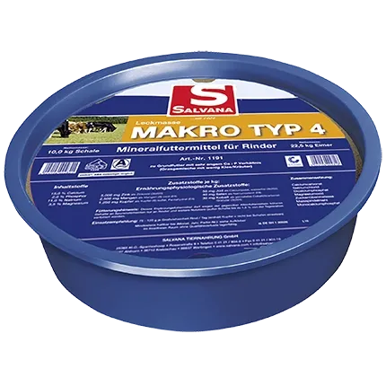 Salvana Leckmasse Makro Typ 4 Rinder