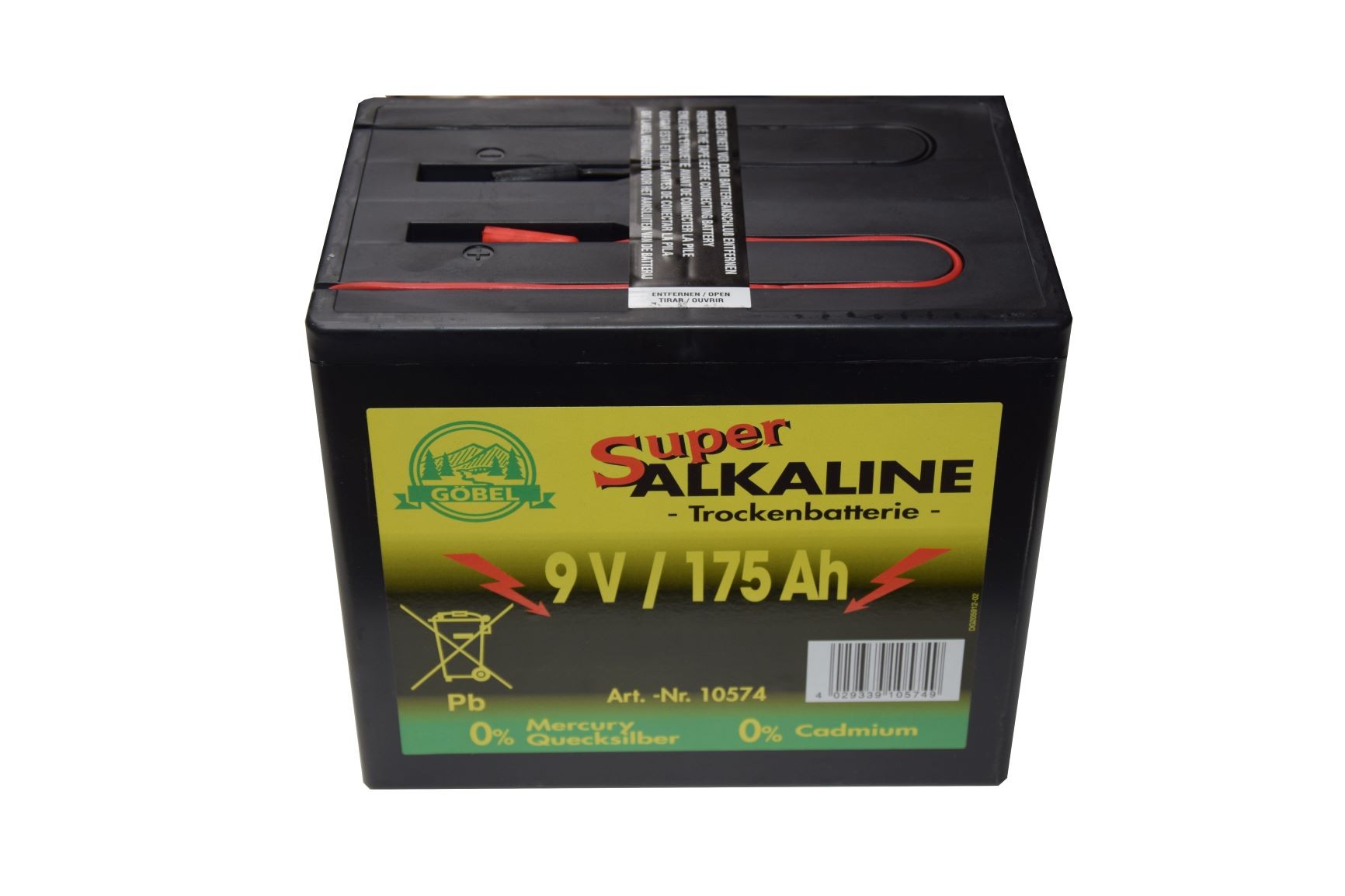 Göbel Alkaline Batterie – 9V / 175Ah