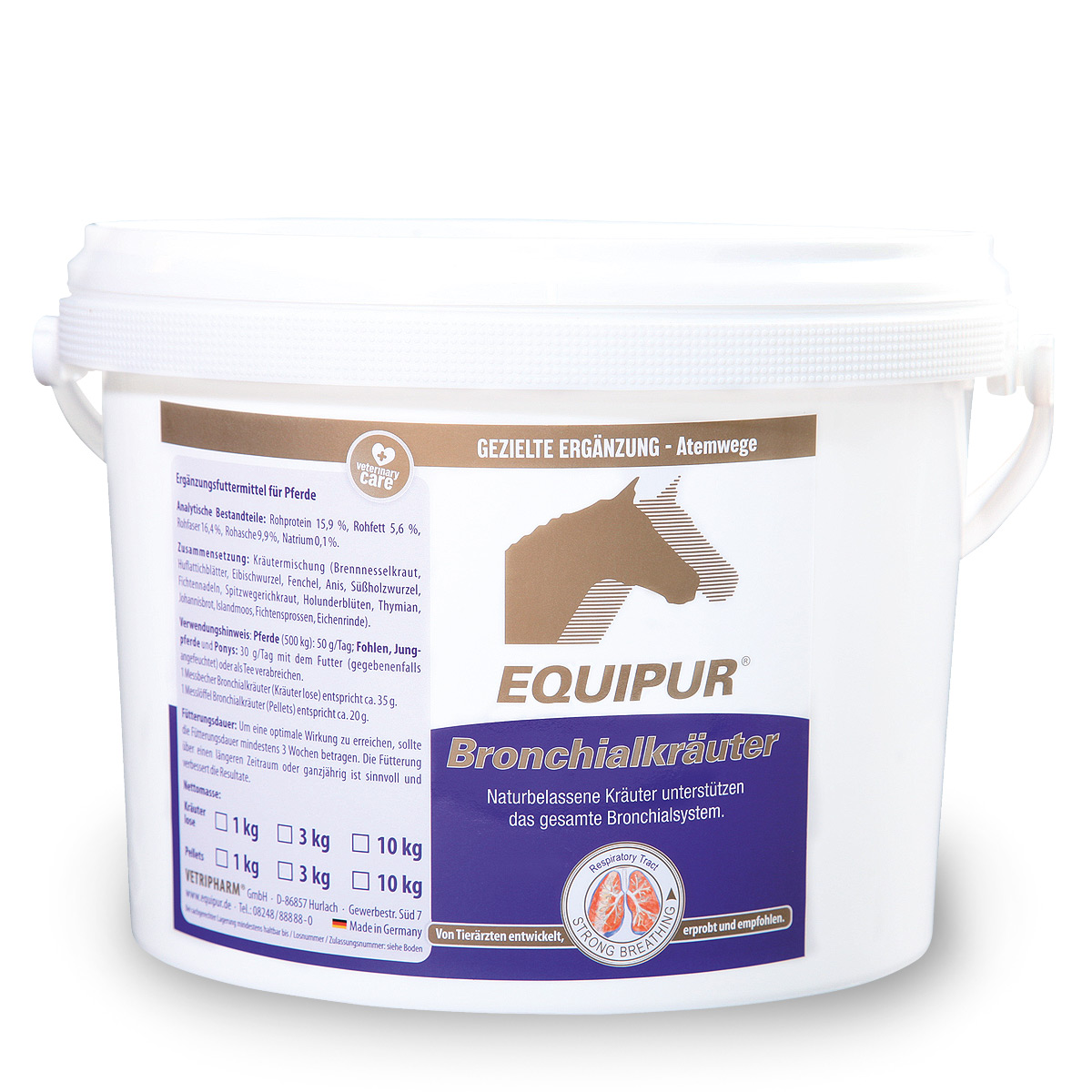 EQUIPUR Bronchialkräuter Pellets