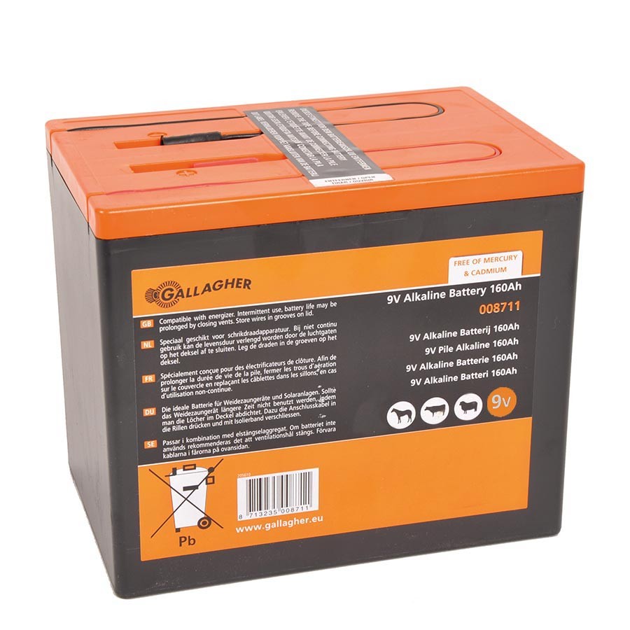 Gallagher Powerpack Alkaline Batterie – 9V / 160Ah